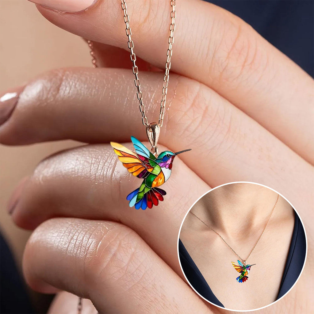 Beautiful Hummingbird Necklace with Bonus Earrings – Limited Time Offer