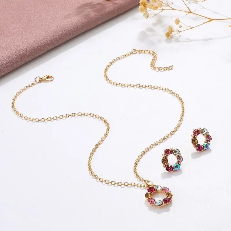 Eternal Circle of Light Jewelry Set