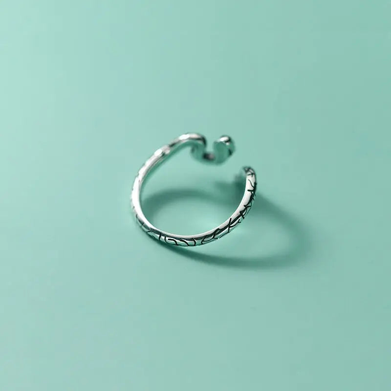 Sterling Silver Snake Ring