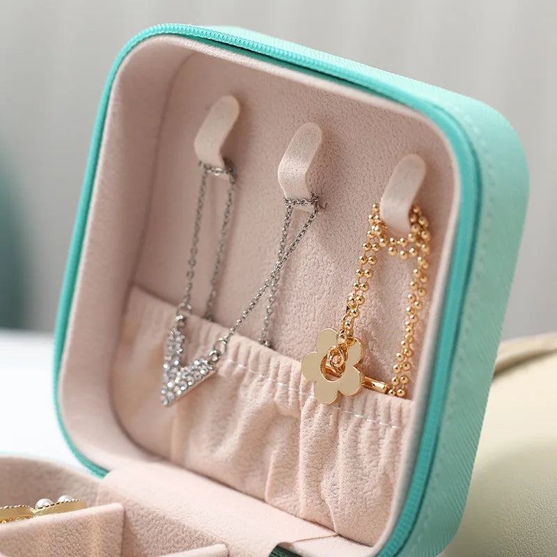 Elegant Travel Jewelry Box Organizer