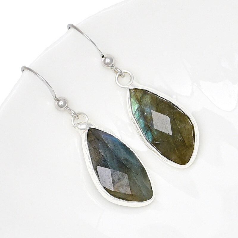 Labradorite Drop Earrings