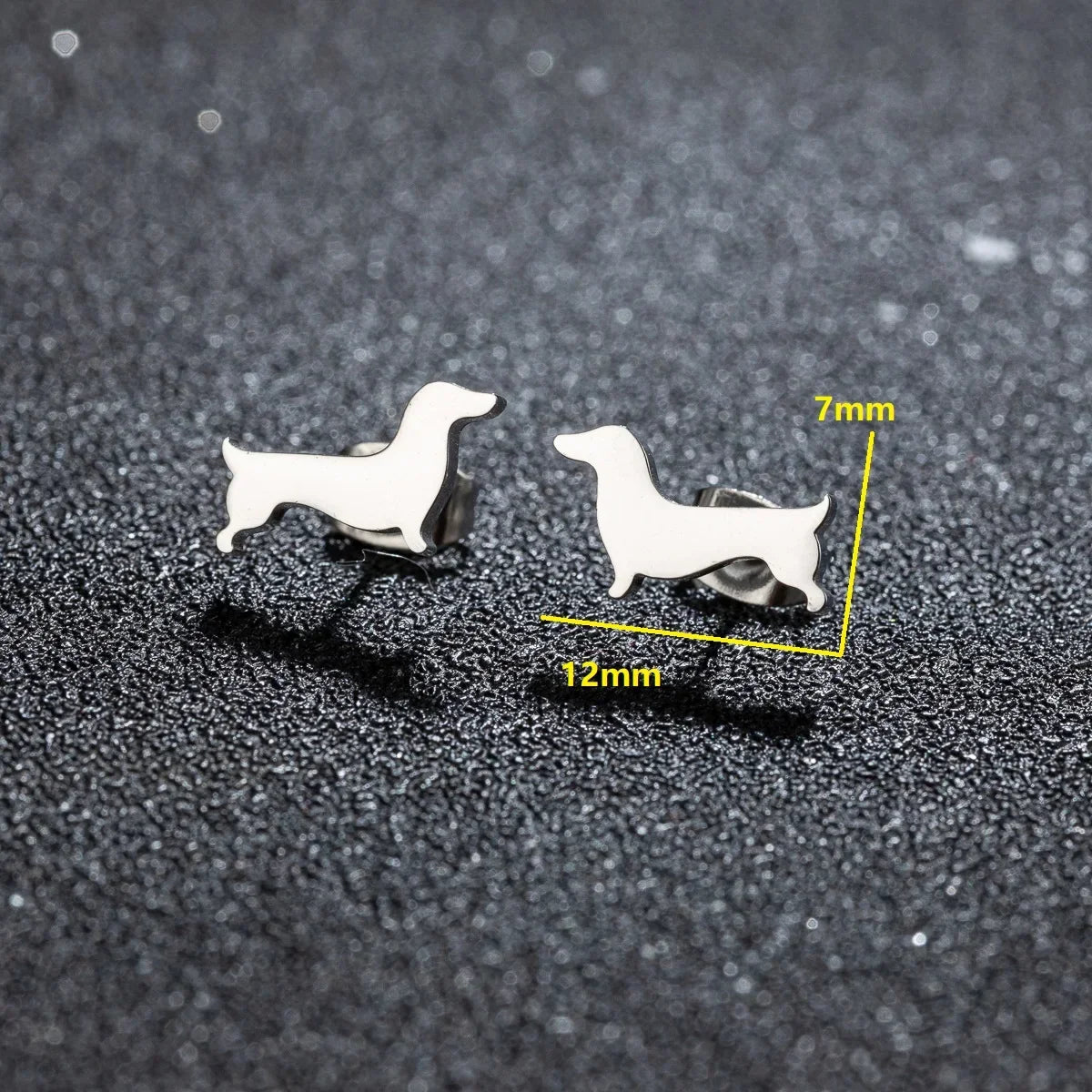 Dachshund Stud Earrings