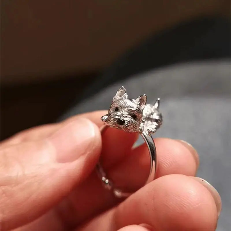 Retro-Style Adjustable Dog Ring
